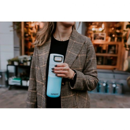 Термокружка 500 мл сталева Kambukka Etna Grip, вакуумна морський бріз - 11-01047