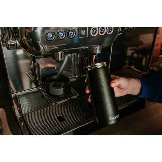 Термокружка 500 мл сталева Kambukka Olympus, вакуумна чорний - 11-02016