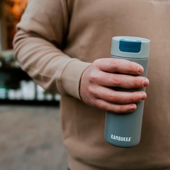 Термокружка 500 мл сталева Kambukka Olympus, вакуумна синьо-сірий - 11-02017 Термокружка 500 мл сталева Kambukka Olympus, вакуумна синьо-сірий - 11-02017