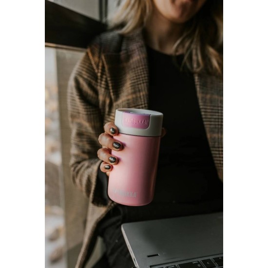 Термокружка 300 мл сталева Kambukka Olympus, вакуумна ніжно-рожевий - 11-02018