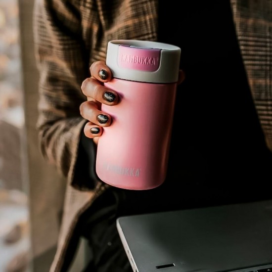 Термокружка 300 мл сталева Kambukka Olympus, вакуумна ніжно-рожевий - 11-02018 Термокружка 300 мл сталева Kambukka Olympus, вакуумна ніжно-рожевий - 11-02018