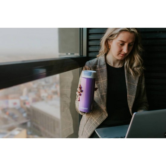 Термокружка 500 мл сталева Kambukka Olympus, вакуумна фіолетовий - 11-02020