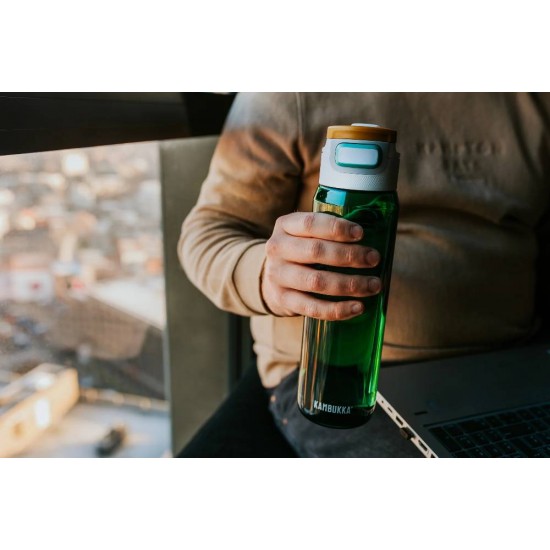 Пляшка для води 1 л тританова Kambukka Elton темно-зелений - 11-03033