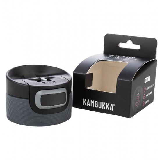 Кришка Kambukka Etna 3 в 1 з технологією Snapclean® чорний - L01010