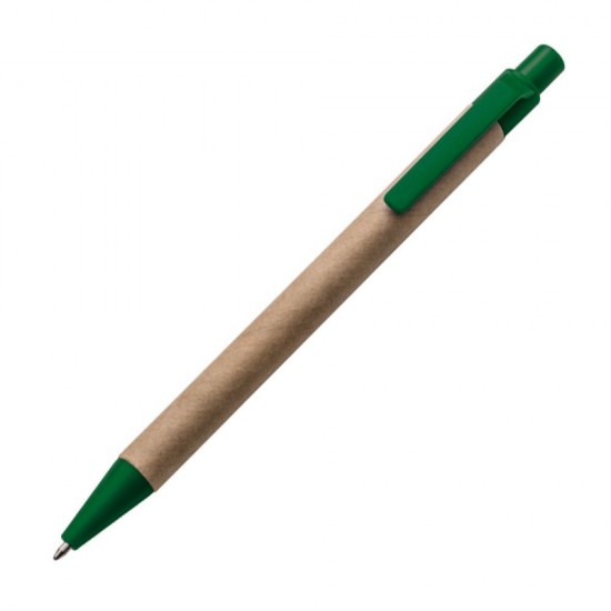 Ручка з картону зелений - 1039709