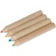 Набір міні-олівців кольорових 4 шт коричневий - 1112801