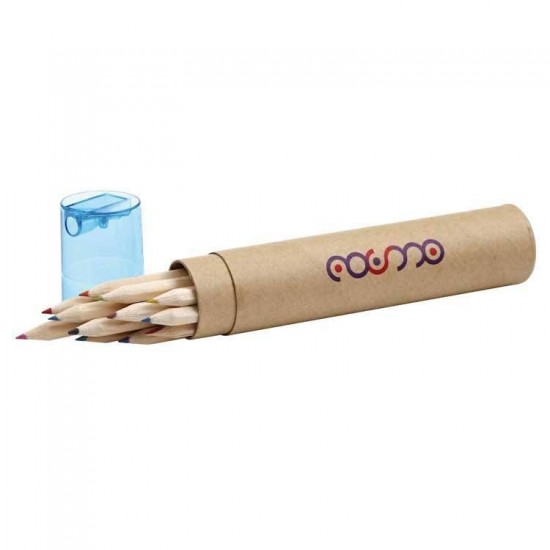 Набір олівців кольорових 12 шт коричневий - 1182401