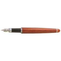 Набір з двох ручок в дерев'яному футлярі коричневий - 1401601