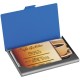 Візитниця металева, кольорова кришка синій - 2004304