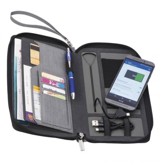 Папка для документів Macma з повербанком 4000 mAh сірий - 2012207 Папка для документів Macma з повербанком 4000 mAh сірий - 2012207