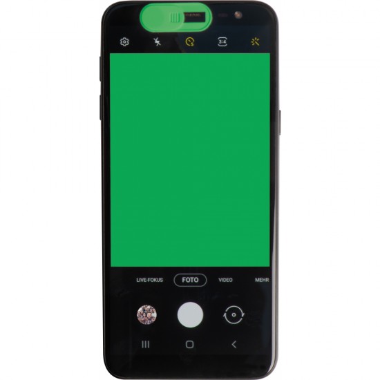 Кришка-заглушка для веб-камери телефону зелений - 2253409
