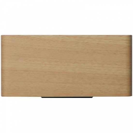 Настільний годинник цифровий Macma з бездротовим зарядним пристроєм бежевий - 3151513