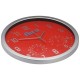 Годинники з термометром і гігрометром червоний - 4123805