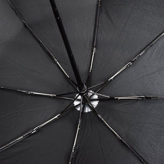 Парасоля складана автоматична Line Art Light, з підсвічуванням чорний - 45550-3