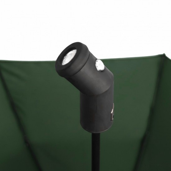 Парасоля складана автоматична Line Art Light, з підсвічуванням темно-зелений - 45550-99