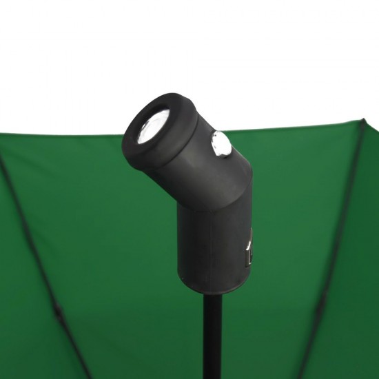 Парасоля складана автоматична Line Art Light, з підсвічуванням зелений - 45550-9