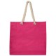 Джутовая сумка для покупок рожевий - 6086511