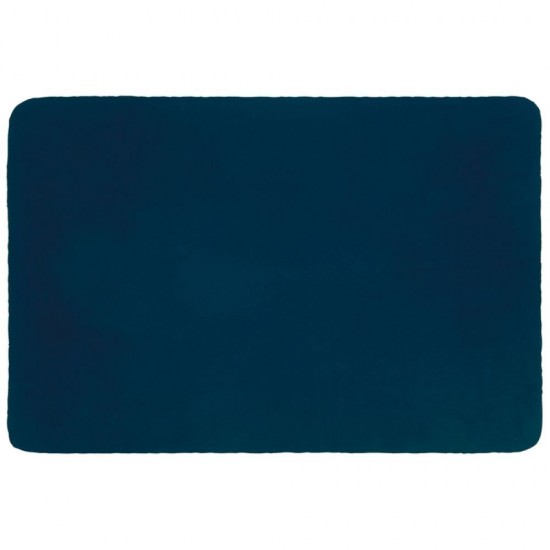Плед флісовий темно-синій - 6690244
