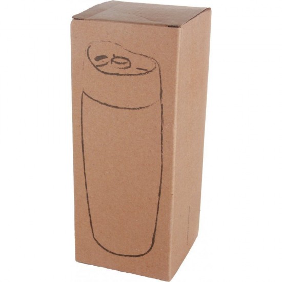 Термокружка 400 мл сталева Macma, вакуумна чорний - 6879903