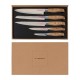 Набір кухонних ножів в коробці сірий - 8057307