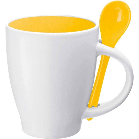 Чашка фарфорова жовтий - 8509508