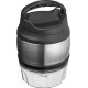 Термос для їжі сталевий 600 мл та прозорий контейнер 320 мл Macma сріблястий/чорний - 8848907