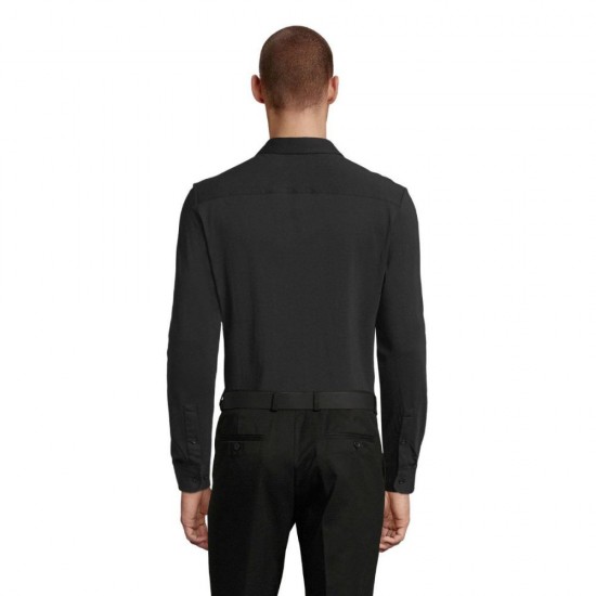 Сорочка чоловіча NeoBlu Balthazar насичений чорний - 03198309XXL