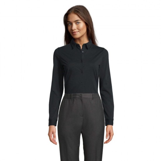 Сорочка жіноча NeoBlu Balthazar насичений чорний - 03199309S