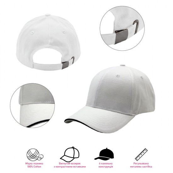 Кепка Nikibo Force Sandwich темно-сірий/білий - 20010501-11