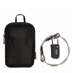 Замок кодовий Pacsafe Prosafe 1000 зі сталевим тросом чорний - 10261100