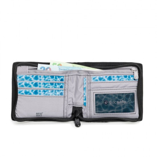 Гаманець антизлодій Pacsafe RFIDsafe Z100 Zipper чорний - 10605100