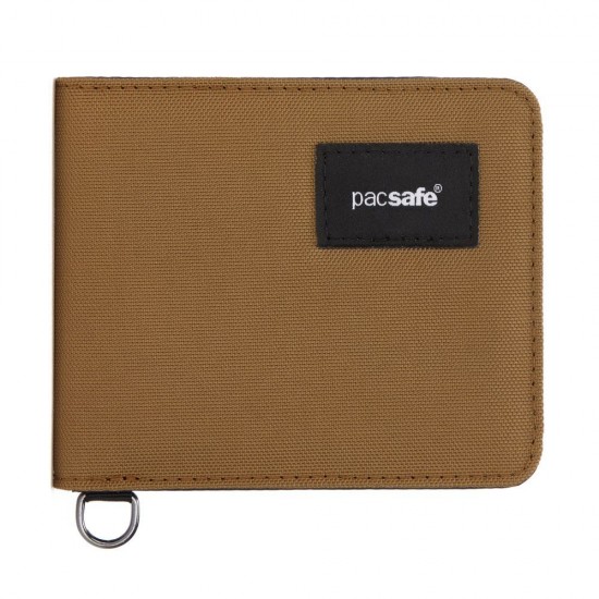 Гаманець антизлодій Pacsafe RFIDsafe bifold коричневий - 11000205