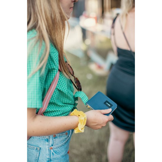 Гаманець антизлодій Pacsafe RFIDsafe темно-синій - 11000651