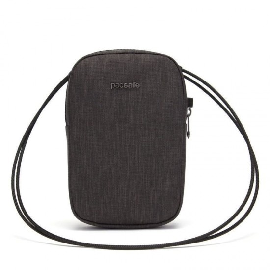 Сумка через плече Pacsafe RFIDsafe travel Crossbody графітовий - 11040136