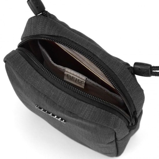 Сумка через плече Pacsafe RFIDsafe travel Crossbody графітовий - 11040136