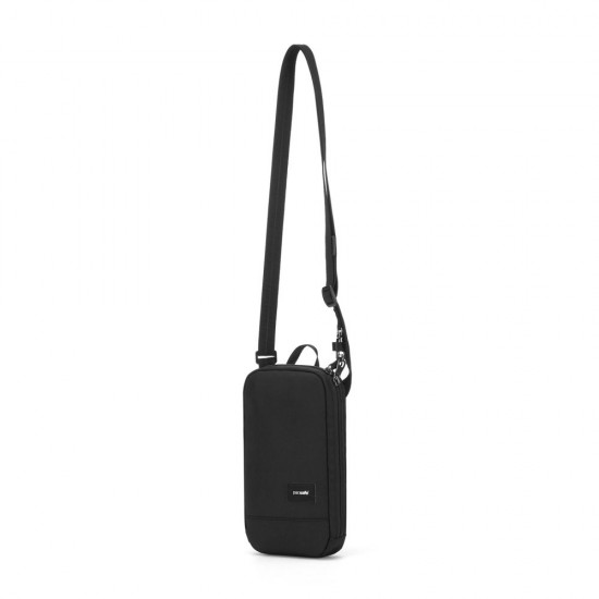 Гаманець антизлодій Pacsafe RFIDsafe Tech crossbody чорний - 11060100