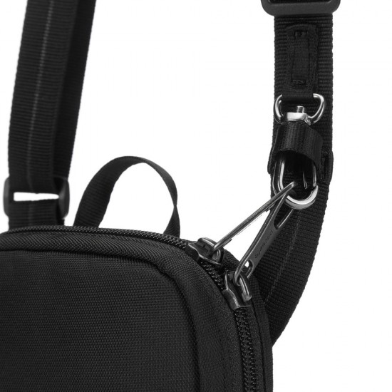 Гаманець антизлодій Pacsafe RFIDsafe Tech crossbody чорний - 11060100