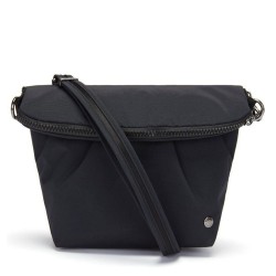Сумка через плече жіноча антизлодій Pacsafe Citysafe CX Convertible Crossbody чорний еконіл - 20405138