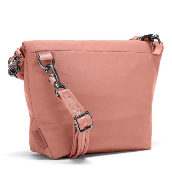 Сумка через плече жіноча антизлодій Pacsafe Citysafe CX Convertible Crossbody рожевий - 20405340