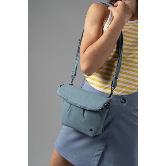 Сумка через плече жіноча антизлодій Pacsafe Citysafe CX Convertible Crossbody свіжий м'ятний - 20405528