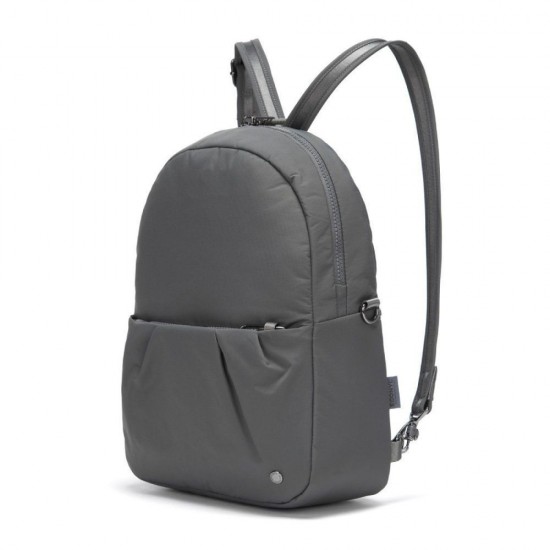 Рюкзак жіночий трансформер антизлодій Citysafe CX Convertible Backpack, 6 ступенів захисту сірий - 20410520