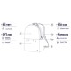 Рюкзак жіночий трансформер антизлодій Citysafe CX Convertible Backpack, 6 ступенів захисту сірий - 20410520
