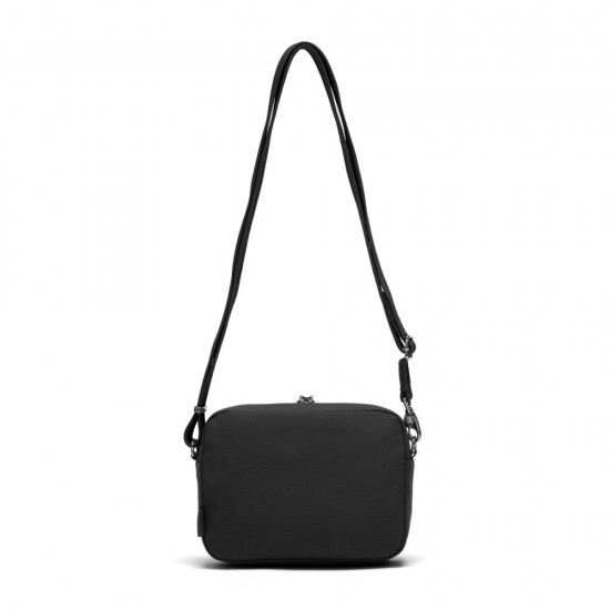 Сумка через плече жіноча антизлодій Pacsafe Citysafe CX square Crossbody чорний - 20436138