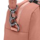 Сумка через плече жіноча антизлодій Pacsafe Citysafe CX square Crossbody рожевий - 20436340