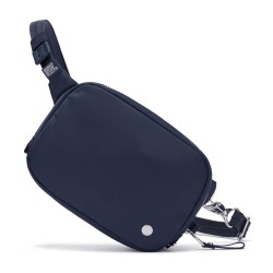 Сумка через плече антизлодій Pacsafe W Micro sling темно-синій - 20467606