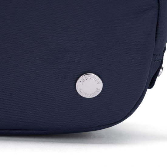 Сумка через плече антизлодій Pacsafe W Micro sling темно-синій - 20467606