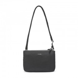Сумка через плече жіноча антизлодій Pacsafe Stylesafe double zip Crossbody чорний - 20630100