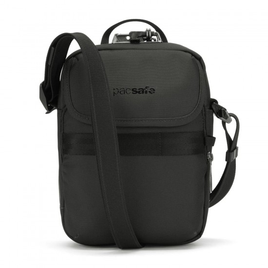 Сумка через плече антизлодій Pacsafe Metrosafe X Compact Crossbody чорний - 30610100
