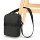 Сумка через плече антизлодій Pacsafe Metrosafe X Compact Crossbody чорний - 30610100
