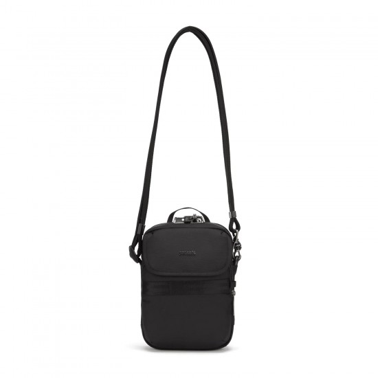 Сумка через плече антизлодій Pacsafe Metrosafe X Compact Crossbody чорний - 30610100